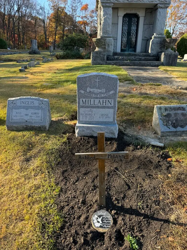 Granite Upright Headstone hand-carved by Upright Headstone Guide in NJ — image 8