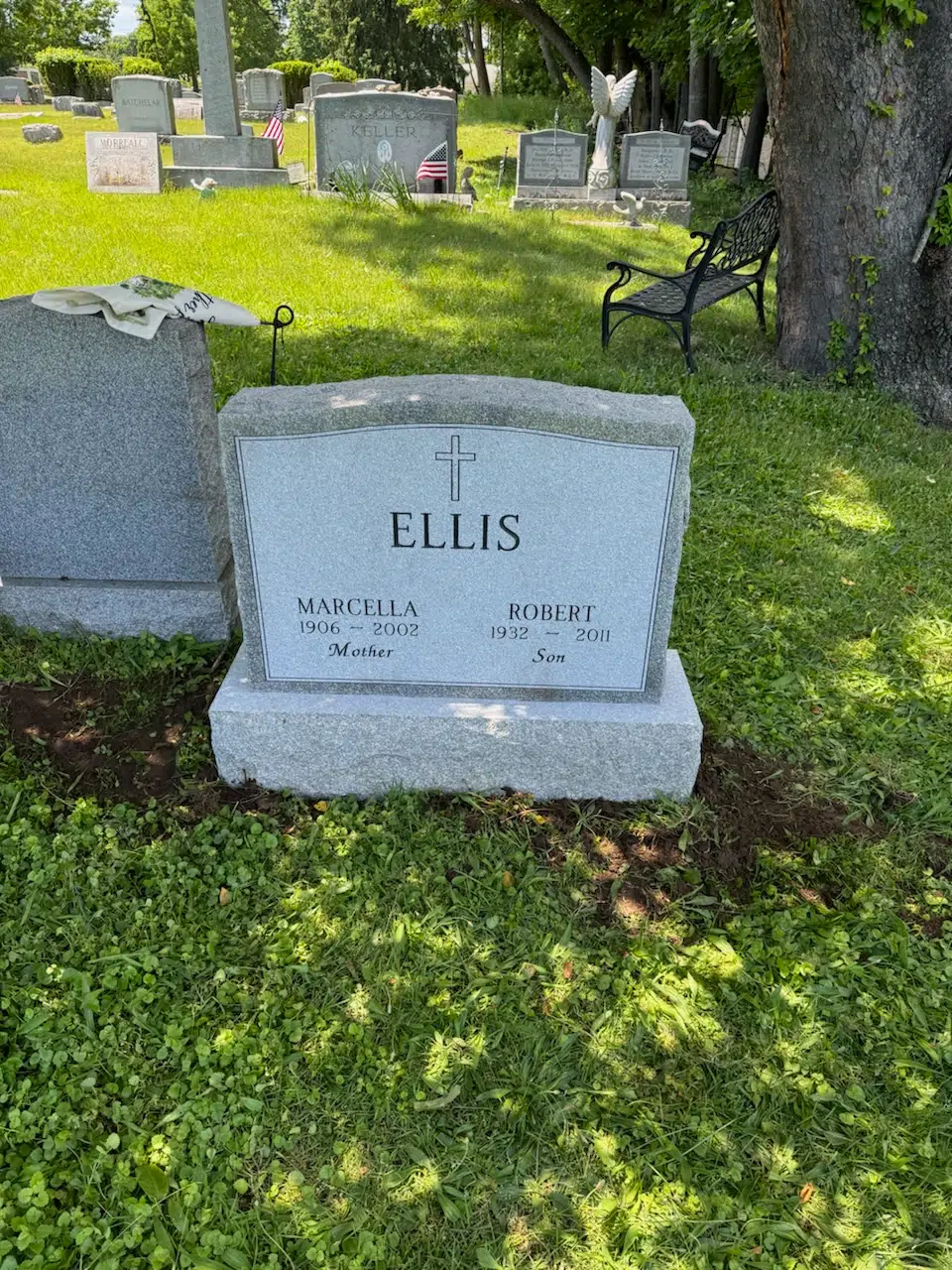 Granite Upright Headstone hand-carved by Upright Headstone Guide in NJ — image 4